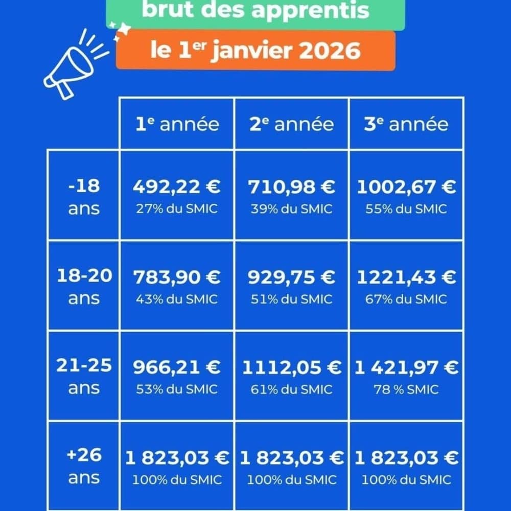 Contrat d'apprentissage : une revalorisation des salaires à partir du 1er janvier 2026 unnamed 3 - Happy Resort